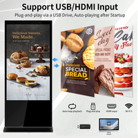 Kiosco Interactivo con Pantalla Táctil de 55 Pulgadas y Resolución 4K, Señalización Digital LCD Capacitiva, Mapa Interactivo de Piso, Tótem Guía para Boutiques y Centros Comerciales