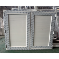 Ventana Abatible de Aluminio de Aleación 6060, Eficiente Energéticamente, Insonorizada, con Drenaje Oculto, Certificada AS2047, para Dormitorio de Apartamento