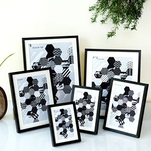 Tùy chỉnh kích thước Matte đen màu xanh hoặc vàng nhôm khung ảnh tùy chỉnh kích thước kim loại tường hiển thị hình ảnh khung - Product Image 3