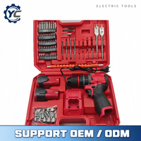 Perceuse à percussion sans fil 20V, pack de luxe, batterie 1.5Ah, vitesse variable, mécanisme de dégagement rapide, moteur sans charbon, construction OEM