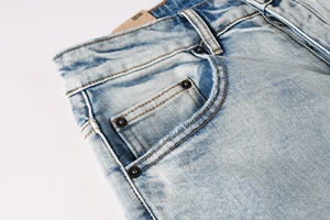 Pantalones Cortos de Mezclilla para Hombre, Diseño Nuevo, Alta Calidad, Moda Verano, Corte Ajustado, Estilo Urbano, Rotos, Marca de Lujo Ksubii - Product Image 4