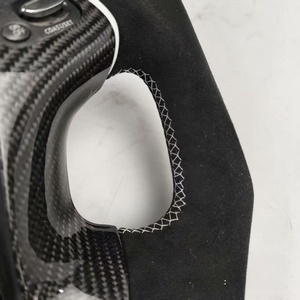 Volant sport en Alcantara et fibre de carbone véritable pour <span class=keywords><strong>Infiniti</strong></span> Q70L FX35 FX37 QX60 Série M M25 M35 M37 M56 Q70 - Product Image 2