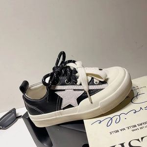 Tbs 2025 Kid's Girl's Unique Color-Blocked Laces Designer Casual Star Sneakers para niños Flats New Autumn Designer Shoes - Product Image 6