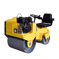 Rouleau vibrant de compacteur de sol de double tambour de 5 tonnes avec le moteur 7.5KW pour la construction