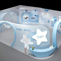 Stand d'exposition modulaire haut de gamme MEGA pour boutique de mode moderne, événement commercial ou présentation en centre commercial