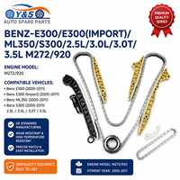 طقم إصلاح توقيت المحرك القياسي OE يناسب مرسيدس E300 ML350 S300 2.5-3.5 لتر M272.920، قطع غيار كاملة لنظام التوقيت