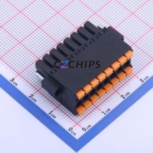 KF2EDGKSM-3.5-2*8P Plug-in Terminal Block P=3.5mm Connector Male Plug Screw Fixing 2x8P 3.5mm - Product Image 1