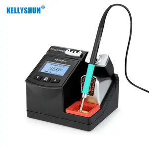 Kellyshun AE-210pro 고정밀 디지털 Bga 재 작업 역 전기 휴대 전화 수리 납땜 인두 220v 칼 모바일