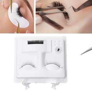 <b>Square</b> Eyelash Practice Training Lash Tray Plastic Lash Lift Grafting Display Plate Beauty <b>Tool</b> - Product Image 6