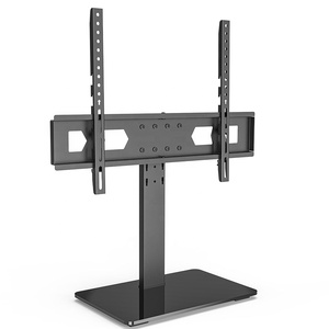 Diseño moderno Universal 600*400mm VESA Tabletop <span class=keywords><strong>TV</strong></span> Stand Pedestal Mount Monitor Se adapta a 32-70 pulgadas - Product Image 1