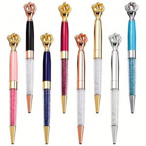 Stylo à bille fantaisie très vendu, avec couronne en cristal et diamant, instrument d'écriture de qualité supérieure - Product Image 1