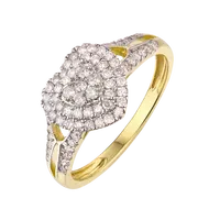 2022 personnalisé Bling 18K or platine moissanite Diamant Classique De Mariage Éternité Anneaux de Doigt de Bijoux Pour Femmes