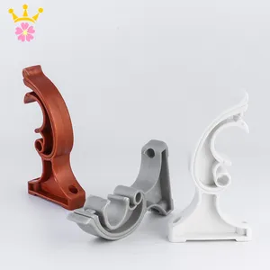 Thick single and double rod Rome pole 26mm-28mm European quiet Roman rod curtain rail bracket to send accessories