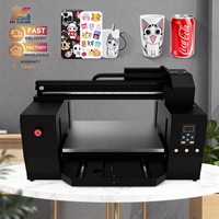 Mesin UV Desain Baru Model 6050 XP600 Printer Flatbed dengan Fungsi Laminator All-in-One untuk Pencetakan Stiker Label dan Kulit