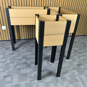 Jardinière WPC écologique <span class=keywords><strong>pour</strong></span> extérieur, bac à plantes en composite <span class=keywords><strong>bois</strong></span>-plastique, <span class=keywords><strong>potager</strong></span> surélevé en gros - Product Image 1