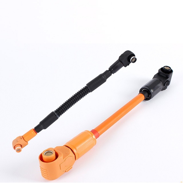 120A 200A Large Current EV New Energy 1500V Customize High Voltage Wiring Harness Energy Power Storage Connector Cable