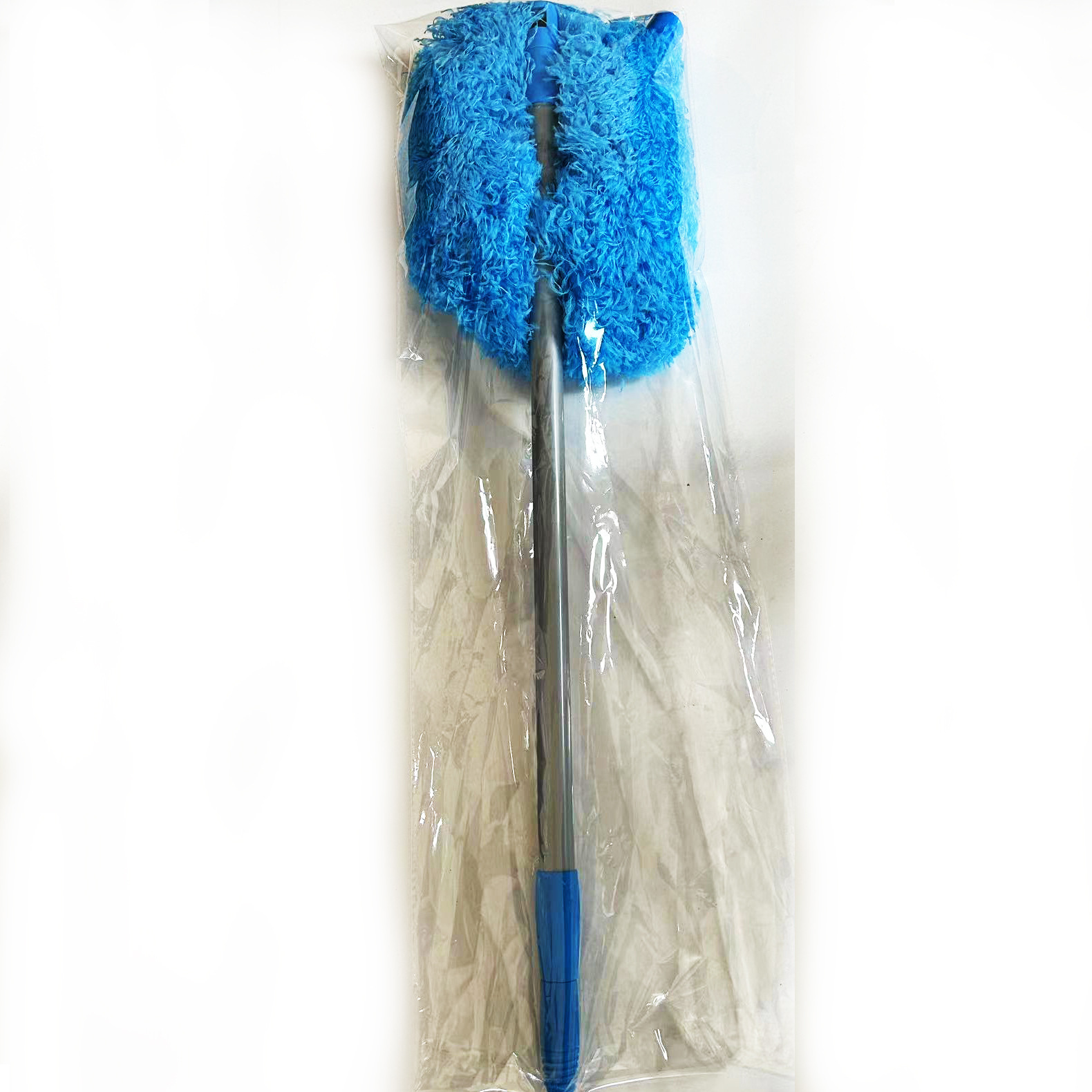 Perche télescopique bleue