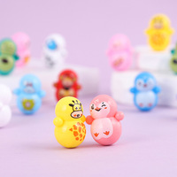Gobelet en plastique amusant de dessin animé tendance TikTok, pingouin, mini cadeau pour les jeunes, jouet décontracté nostalgique, vente en gros