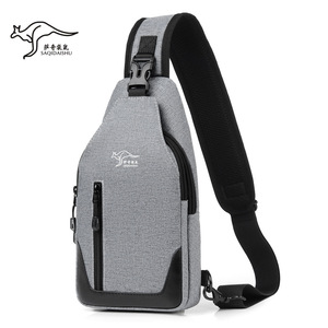 <span class=keywords><strong>Sachi</strong></span> Kangaroo - Nueva Bolsa de Pecho de Lona Moderna y Duradera para Hombre, Bolsa Cruzada Informal para Viajes, Impermeable, de un Solo Hombro, Mochila Pequeña - Product Image 2