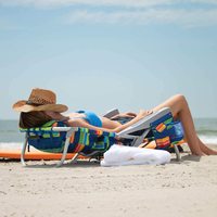 Chaise de plage pliable et réglable, légère et portable, pour la pêche, le camping et les activités de plein air, design personnalisé en gros