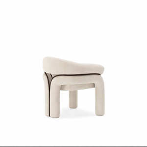 2026 Latest Nordic modern lambskin single casual sofa chair bedroom, popular homestay studio negotiation chair - Product Image 5