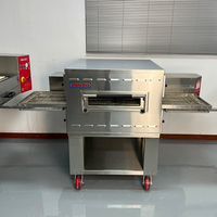 Horno de Pizza Comercial de Acero Inoxidable, Apilable, Eléctrico, de Aire Caliente por Impulsión, Tipo Lincoln