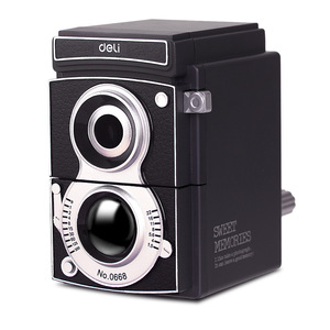 Deli 0668 Retro Pencil Sharpener 115mm x 65mm x 102mm Hand Cranked Stylish Design - Product Image 4