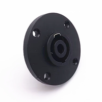 Connecteur femelle audio XLR grand format 10A à quatre broches, pour câble d'amplificateur et haut-parleur, boîtier ABS, cuivre, 4p, 60V, IP65