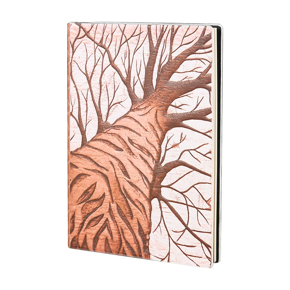 A5 Back to die nature leather hard cover notebook,Classic Creative 3D embossed leather notebook,diary notebook