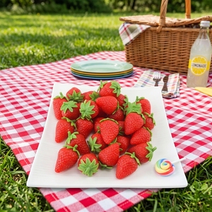 <span class=keywords><strong>Fraise</strong></span> artificielle réaliste, <span class=keywords><strong>fraise</strong></span> rouge réaliste, <span class=keywords><strong>faux</strong></span> <span class=keywords><strong>fruit</strong></span> pour la décoration de la maison, de la cuisine, les accessoires de photographie - Product Image 1