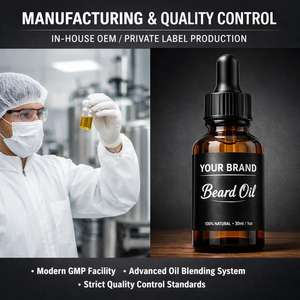 Aceite para Barba de Marca Privada OEM, Fabricante de Productos para el Cuidado de la Barba, Suavizante e Hidratante, Aceite para el Cuidado Masculino, Suero Profesional para Barberos - Product Image 4