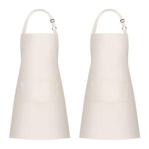 100% Cotton <b>Cooking</b> <b>Apron</b> With 3 Pockets Kitchen Chef BBQ Neck Strap For <b>Cooking</b> Kitchen Use Simple Style Machine Washable - Product Image 1