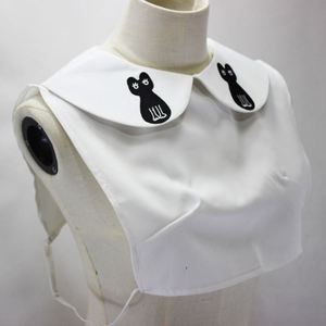 Patchs faits à la main personnalisés détachables femmes Capelet Blouse demi chemise Faux faux col - Product Image 2