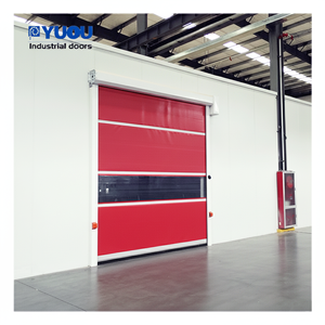 Porte rapide automatique en PVC à action rapide/porte à passage rapide, porte industrielle en PVC - Product Image 1