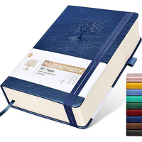 Carnet de notes Myway 2026 A5, couverture rigide épaisse, reliure en cuir gaufré, journal pour femmes et hommes, journalisation quotidienne
