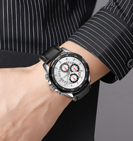 Montre-bracelet homme SKMEI 9312, cadran classique minimaliste, un classique intemporel idéal pour les occasions décontractées et les événements sociaux.