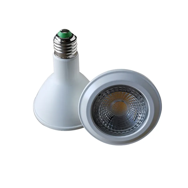 PAR20 5-7w PAR30 10-12w PAR38 15-18w 플라스틱 encases 알루미늄 LED 램프 컵 스포트라이트