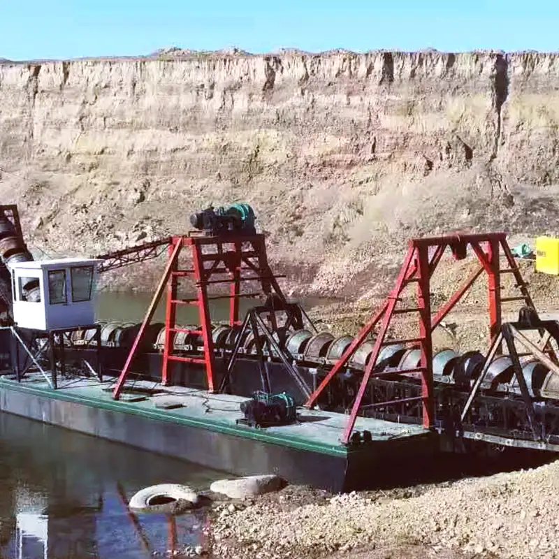 River Sand Pumping Machine/Gold Bucket Dredger/Gold Dredge With Best Performance for sale from HIKOS