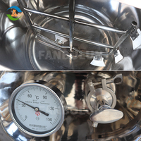 Réservoir de mélange en acier inoxydable de 100L, 200L, 300L, machine de fabrication de shampooing et d'après-shampooing, réservoir de mélange à cisaillement élevé pour liquides de savon