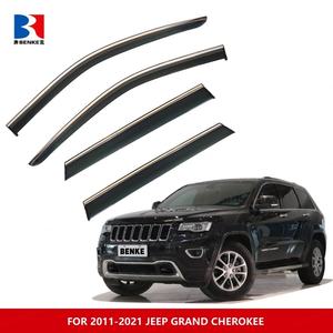 4 déflecteurs de vent pour voiture pour JEEP GRAND CHEROKEE 2011-2021, déflecteurs de vent personnalisés pour voiture, pare-pluie - Product Image 2