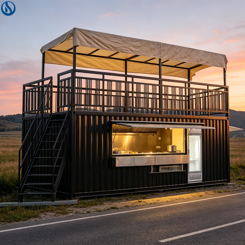 Modern 2026 Prefab Container Food Trailer