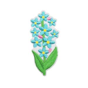 Heißer Verkauf Großhandelspreis Aufbügelbare Gestickte Verschiedene Blumen-Aufnäher für Kleidung Taschen Haaraccessoires - Product Image 3