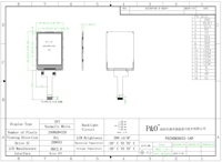 Layar LCD Polcd 2.8 inci 240x320 TFT RGB, Antarmuka SPI 4-line, 200nit, Panel LCM 2.8 Inci