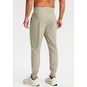 2025 Pantalones deportivos ligeros para hombre, bolsillos con cremallera, gimnasio, Golf, entrenamiento, Joggers, caqui, L, para correr en pista - Product Image 1