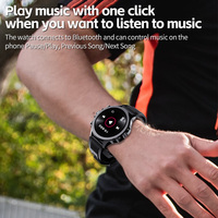 Reloj Inteligente Deportivo de Lujo S1, Redondo, Moderno, con Monitor de Ritmo Cardíaco, Llamadas Bluetooth, Pantalla Táctil, Android, Ultra Inteligente para Hombre