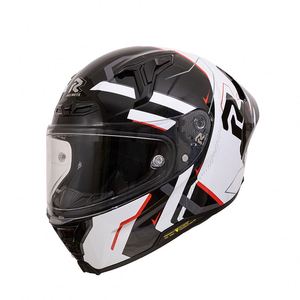 <span class=keywords><strong>Casco</strong></span> de carreras negro personalizado, techo de cabeza completa de estilo alemán para motocicleta/motocicletas de Turismo, suministros, cascos de carreras - Product Image 2
