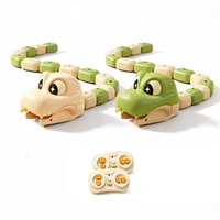 Juguete de Batalla de Serpientes Electromagnéticas de Plástico RC Personalizado, Juego Interactivo Competitivo, Juego Educativo STEM, Rompecabezas para Niños y Familias