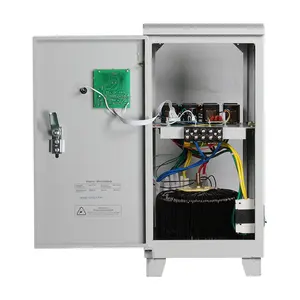 Estabilizadores de regulador de voltaje, manostato automático tipo relé de pantalla Led, SRV Industrial 15kva 20kva