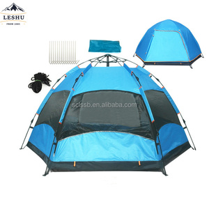 Tente de camping imperméable pour <span class=keywords><strong>plage</strong></span> et extérieur, montage et démontage rapides, 3-4 personnes, pliable, ultralégère, portable - Product Image 3