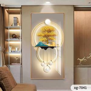 Stile moderno decorazione della casa grande parete di stampa di cristallo porcellana pittura macchina con telaio - Product Image 6